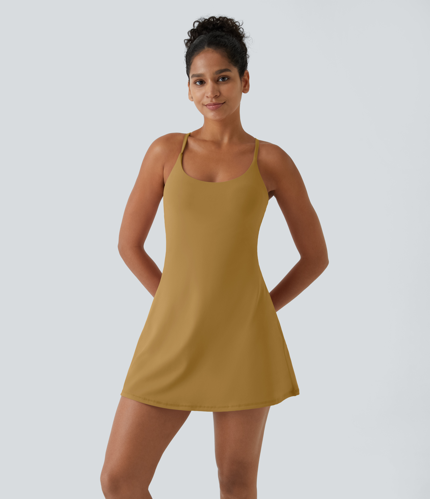 Plush Backless Active Dress-Easy Peezy Edition