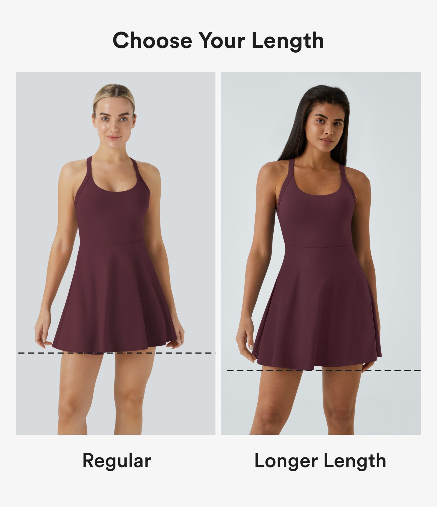 Airy Backless Twisted Cool Touch Dance Active Dress-Easy Peezy Edition