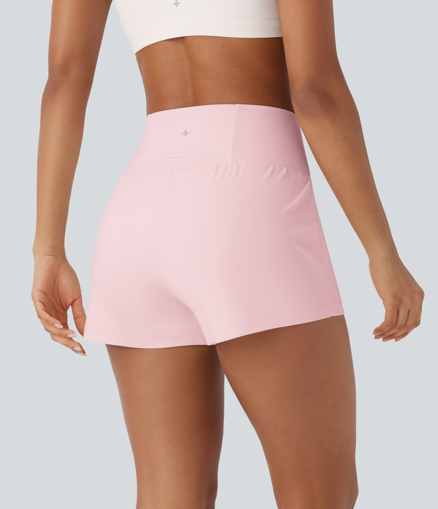 Airy Super High Waisted Cool Touch Yoga Shorts with Pockets