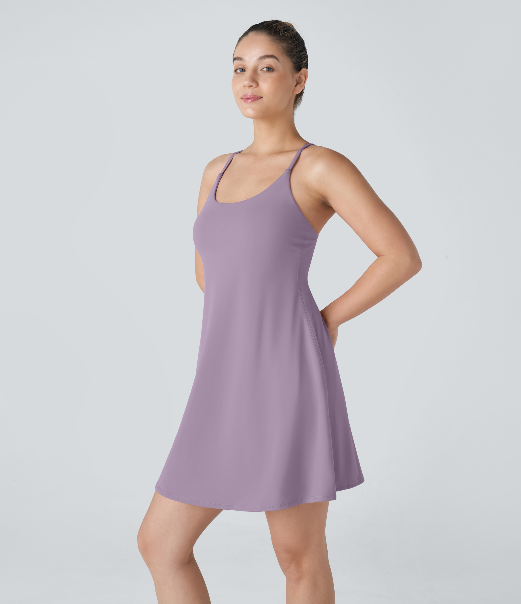 Plush Backless Active Dress-Longer Length-Easy Peezy Edition