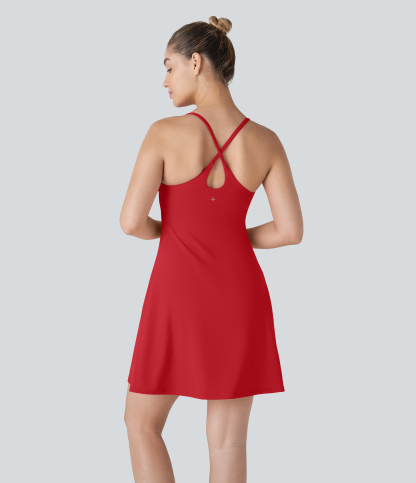 Plush Backless Active Dress-Longer Length-Easy Peezy Edition