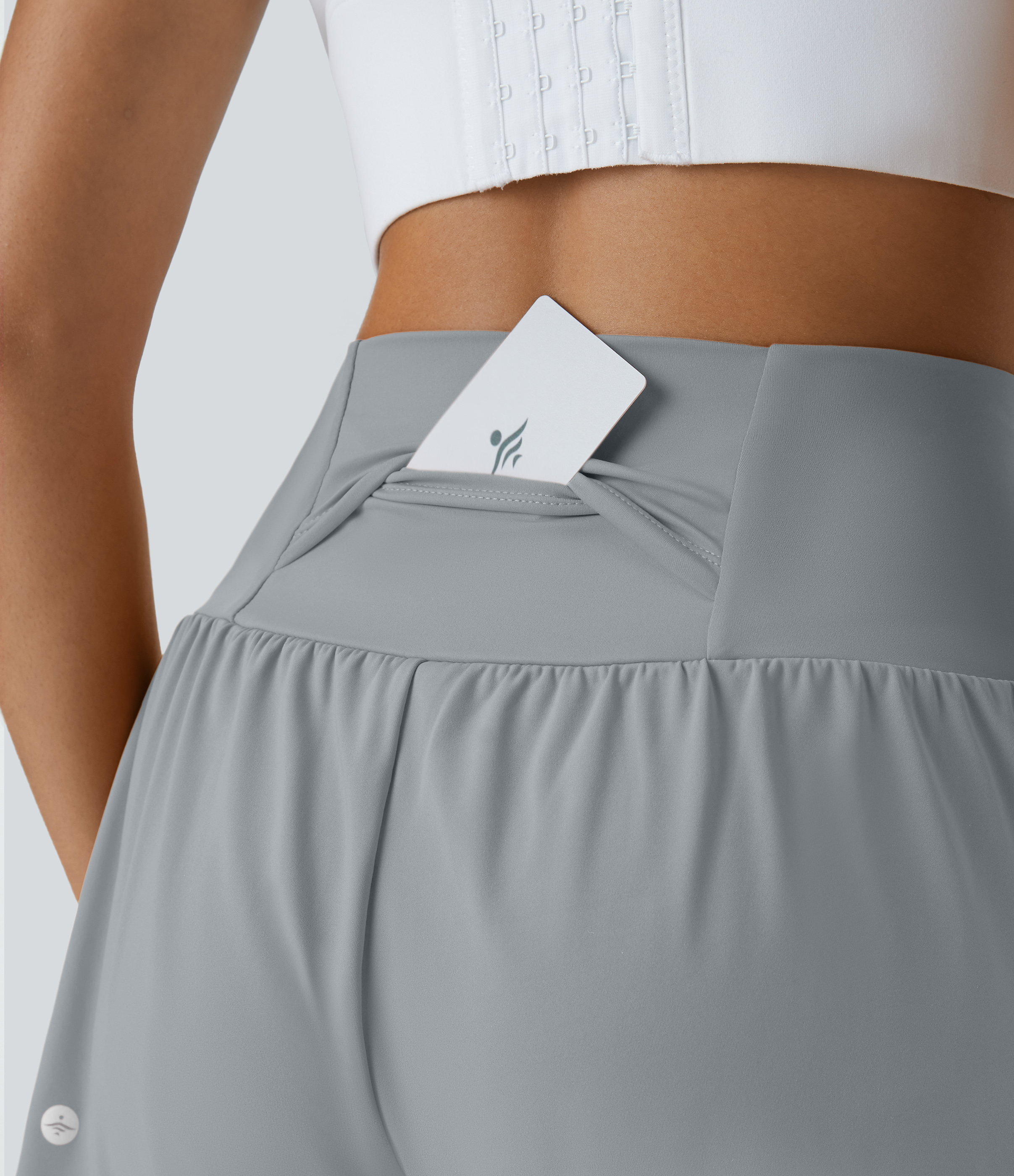 Airy Super High Waisted Cool Touch Yoga Shorts with Pockets