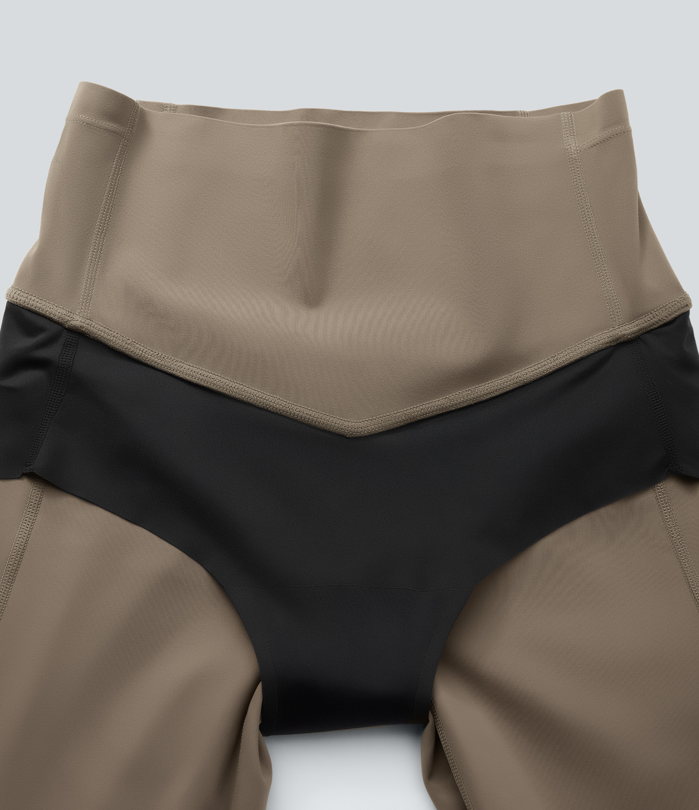 SoCinched High Waisted Tummy Control Built-in Underwear Anti-Bacterial Shaping 7/8 Workout Leggings with Pockets