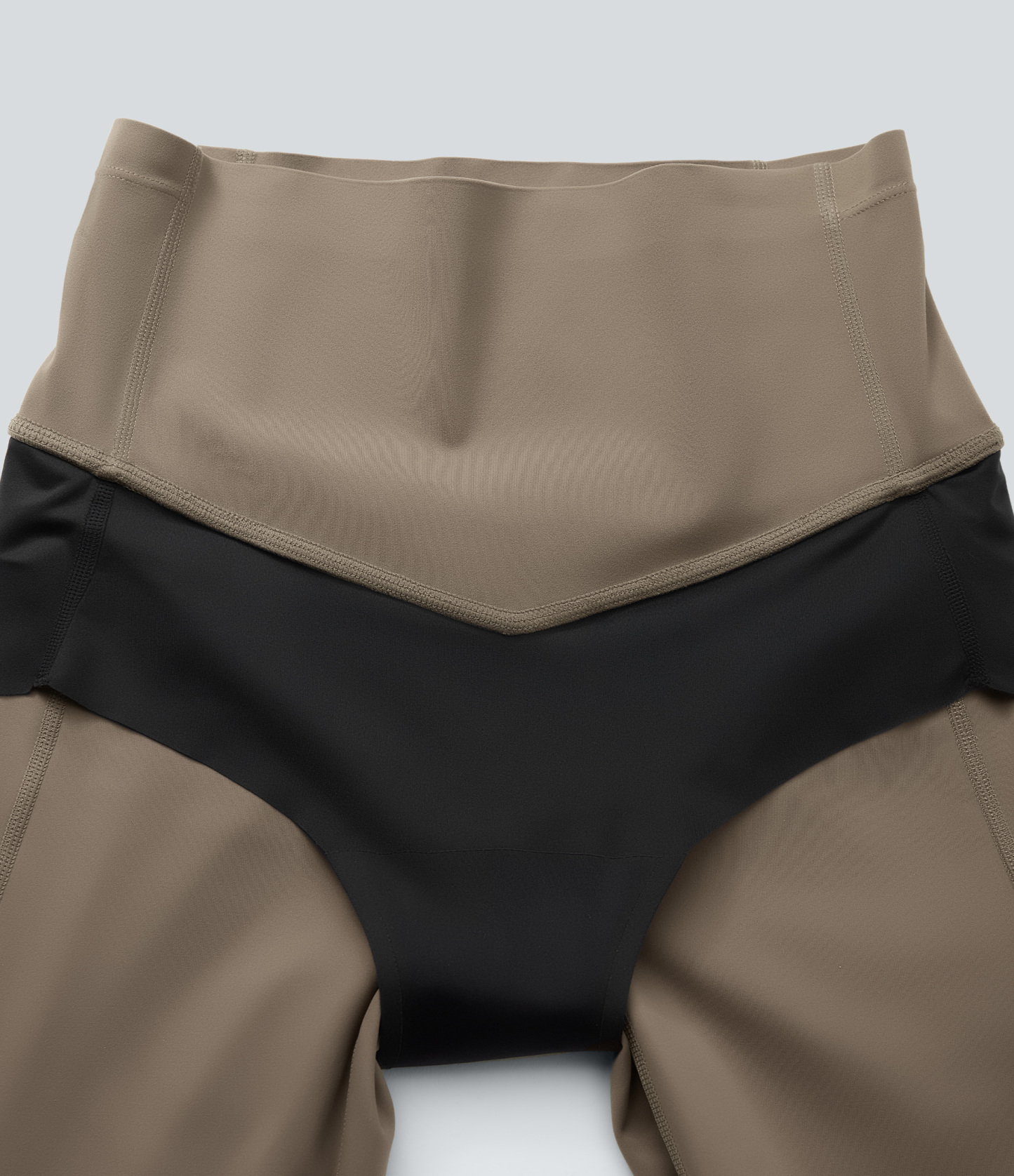 SoCinched High Waisted Tummy Control Built-in Underwear Anti-Bacterial Shaping 7/8 Workout Leggings with Pockets