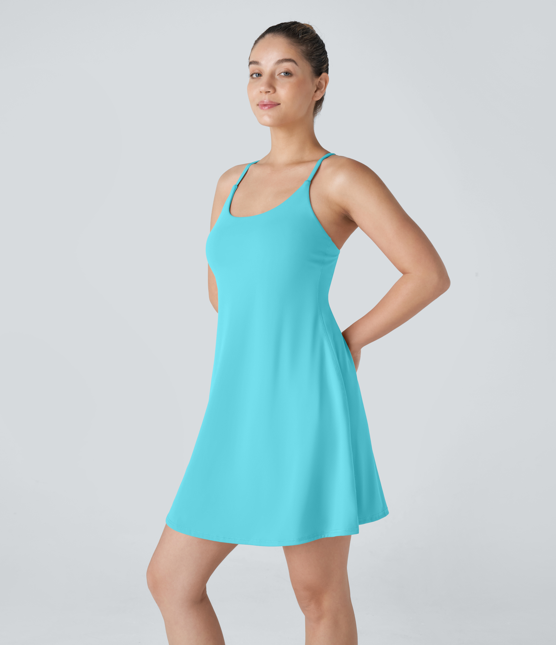 Plush Backless Active Dress-Longer Length-Easy Peezy Edition