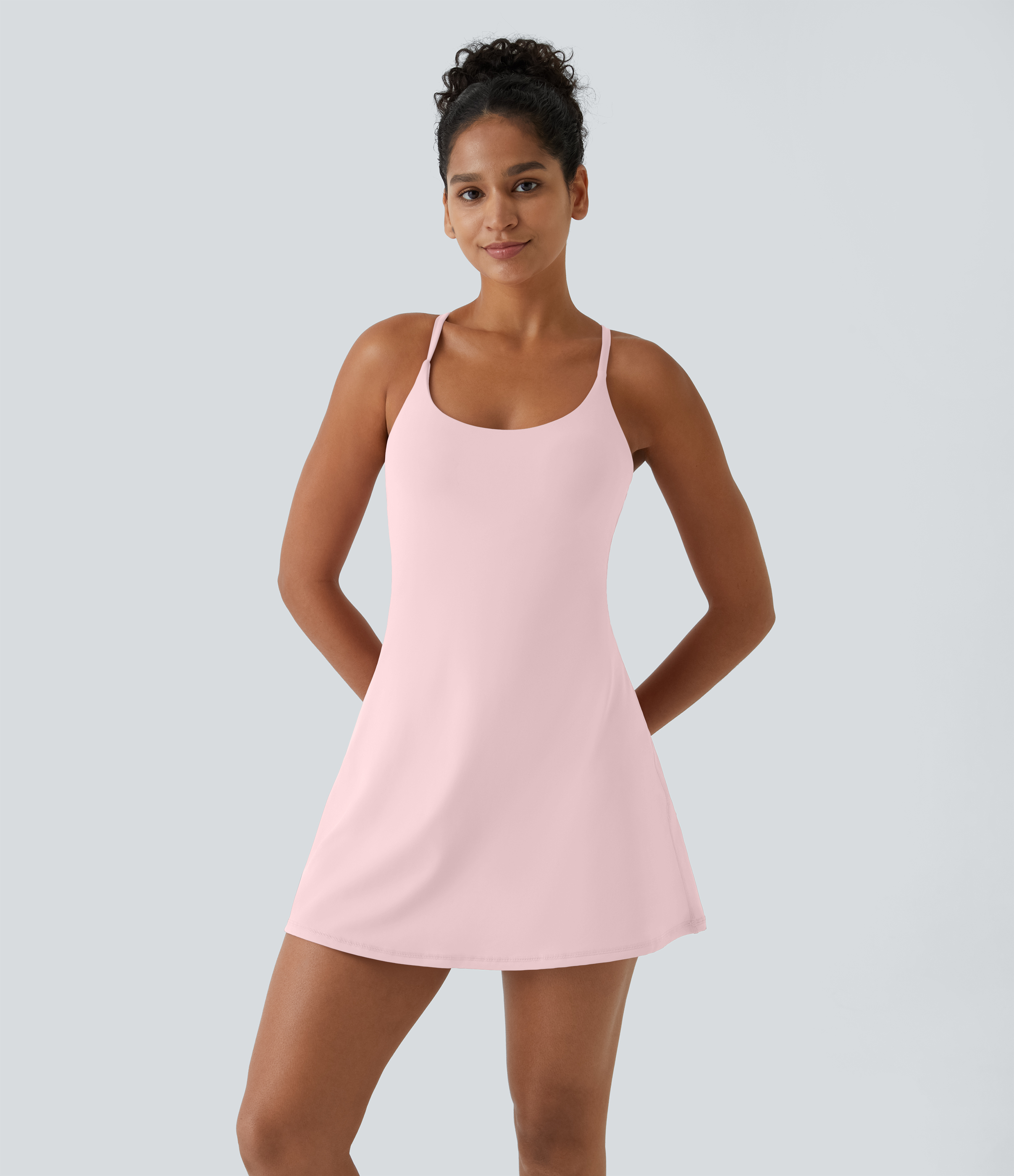Plush Backless Active Dress-Easy Peezy Edition
