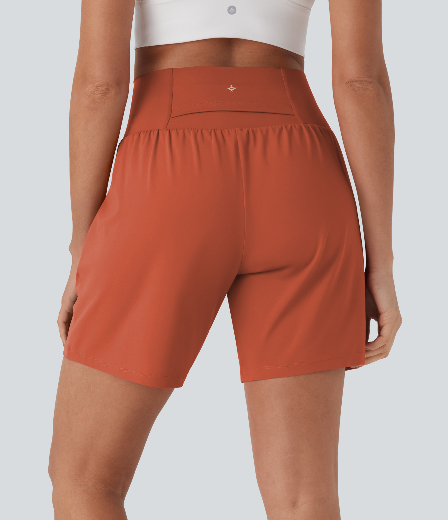 Airy Super High Waisted 2-in-1 Cool Touch Yoga Shorts 7" with Pockets