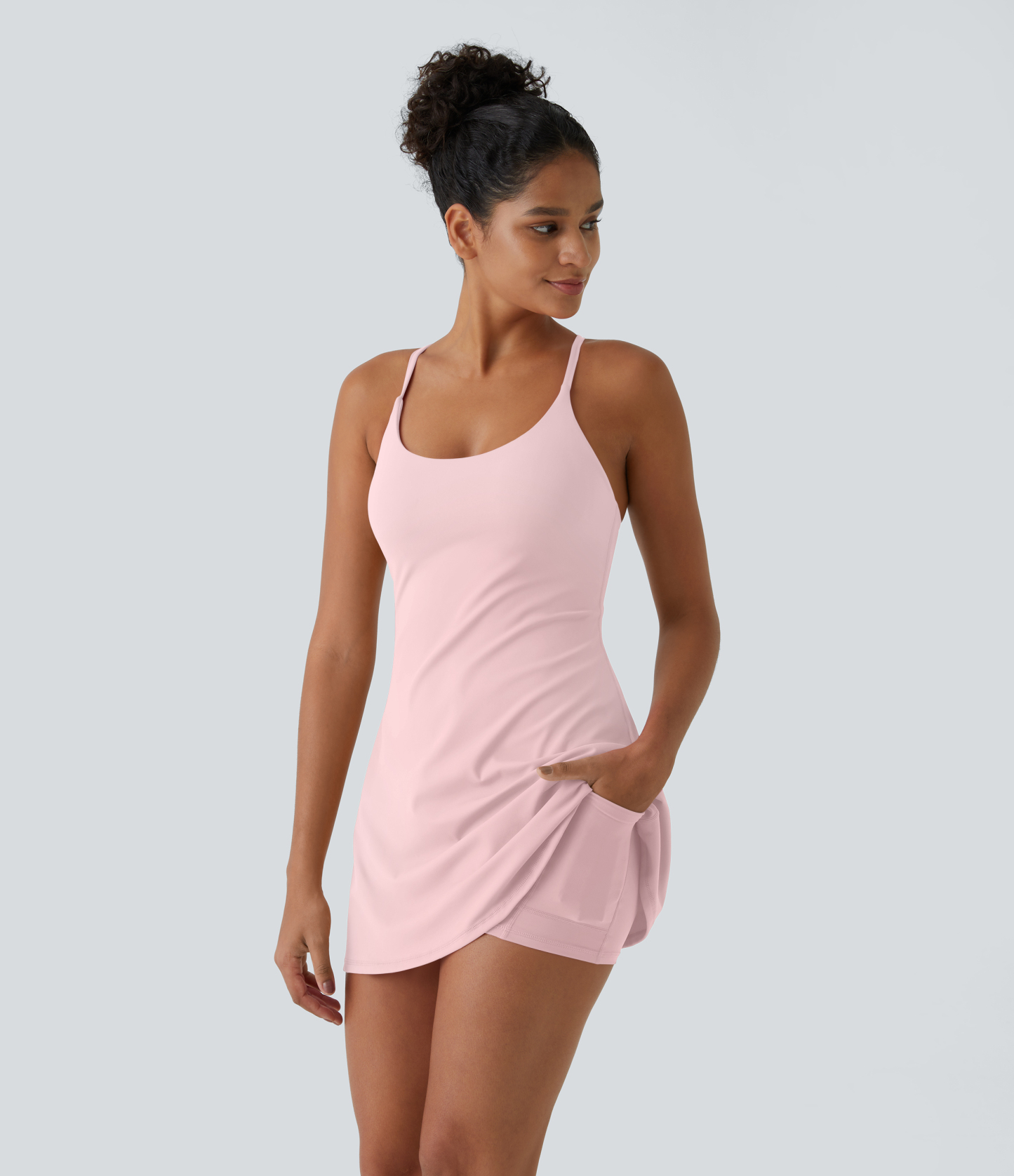 Plush Backless Active Dress-Easy Peezy Edition
