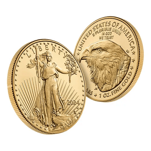 Certified by PCGS! Last 20 sets!!! American Eagle 2024 One Ounce Gold Uncirculated Coin