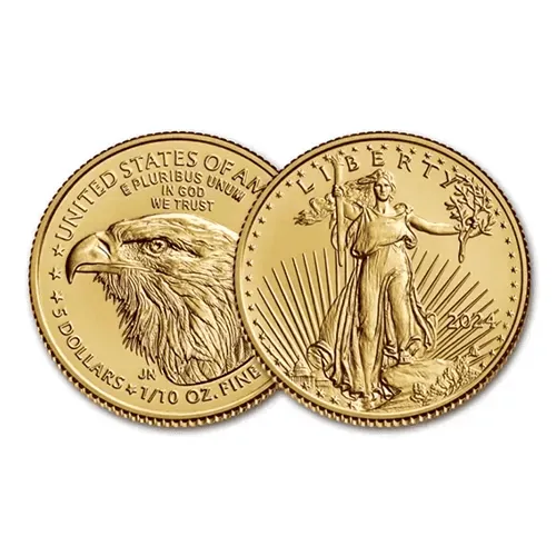 Certified by PCGS! Last 20 sets!!! American Eagle 2024 One Ounce Gold Uncirculated Coin