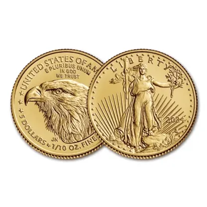 Certified by PCGS! Last 20 sets!!! American Eagle 2024 One Ounce Gold Uncirculated Coin