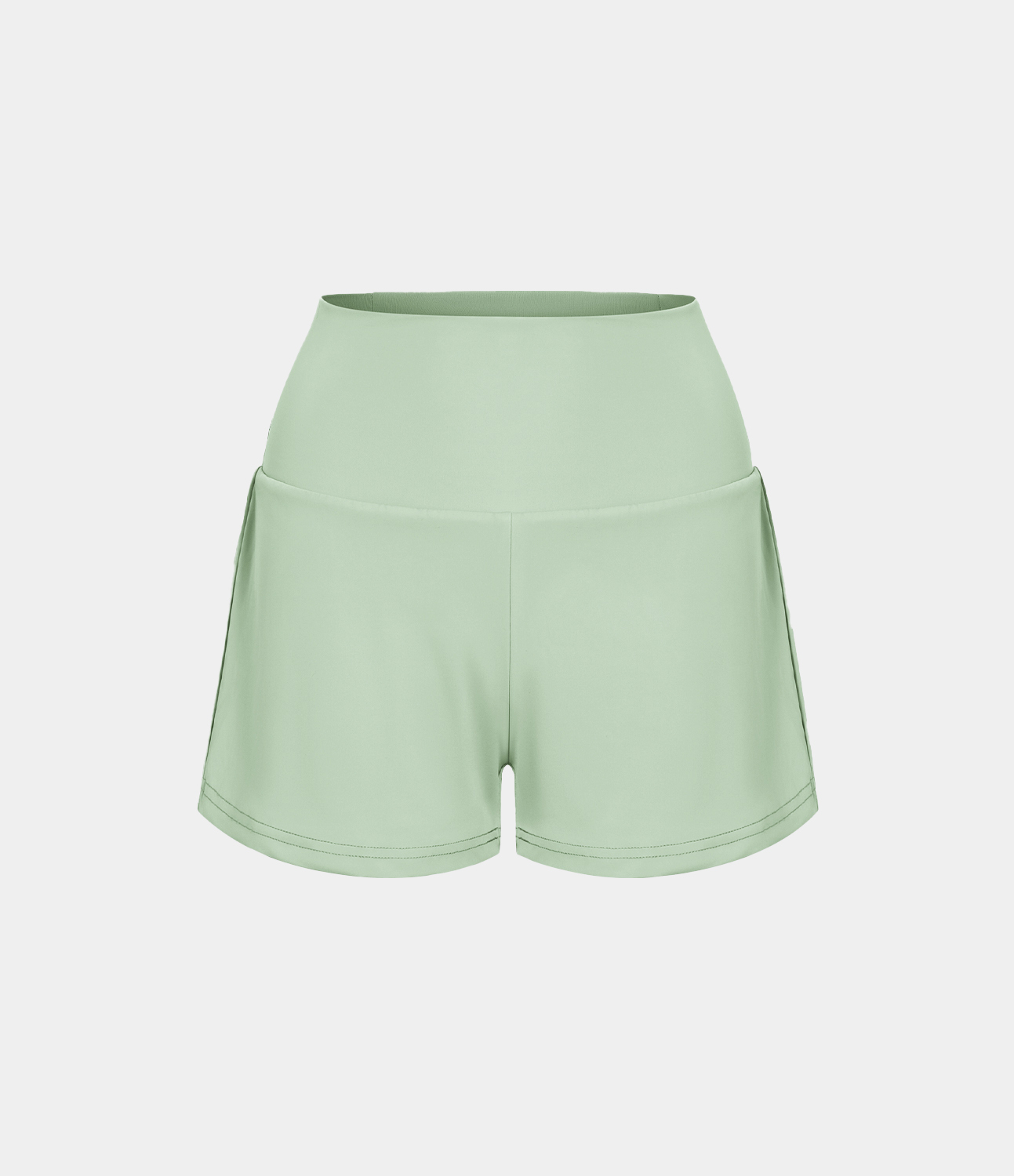 Airy Super High Waisted Cool Touch Yoga Shorts with Pockets