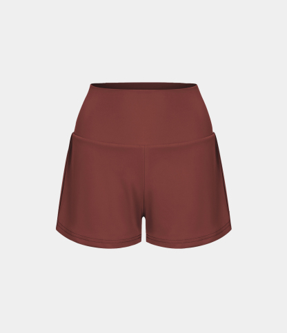 Airy Super High Waisted Cool Touch Yoga Shorts with Pockets