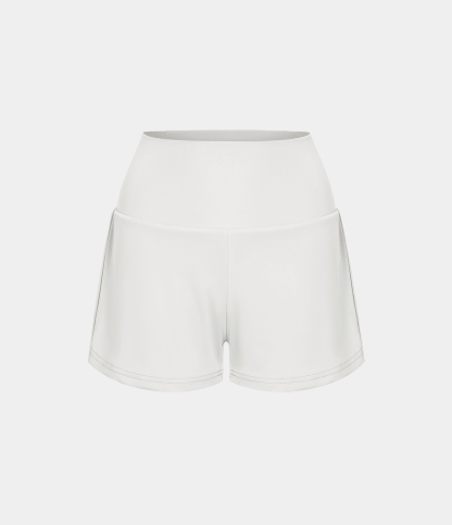 Airy Super High Waisted Cool Touch Yoga Shorts with Pockets