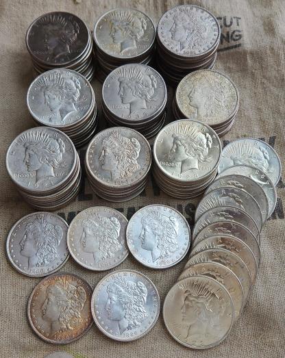 【Complete Set】1878-1921 Morgan Silver Dollar 28PC💰
