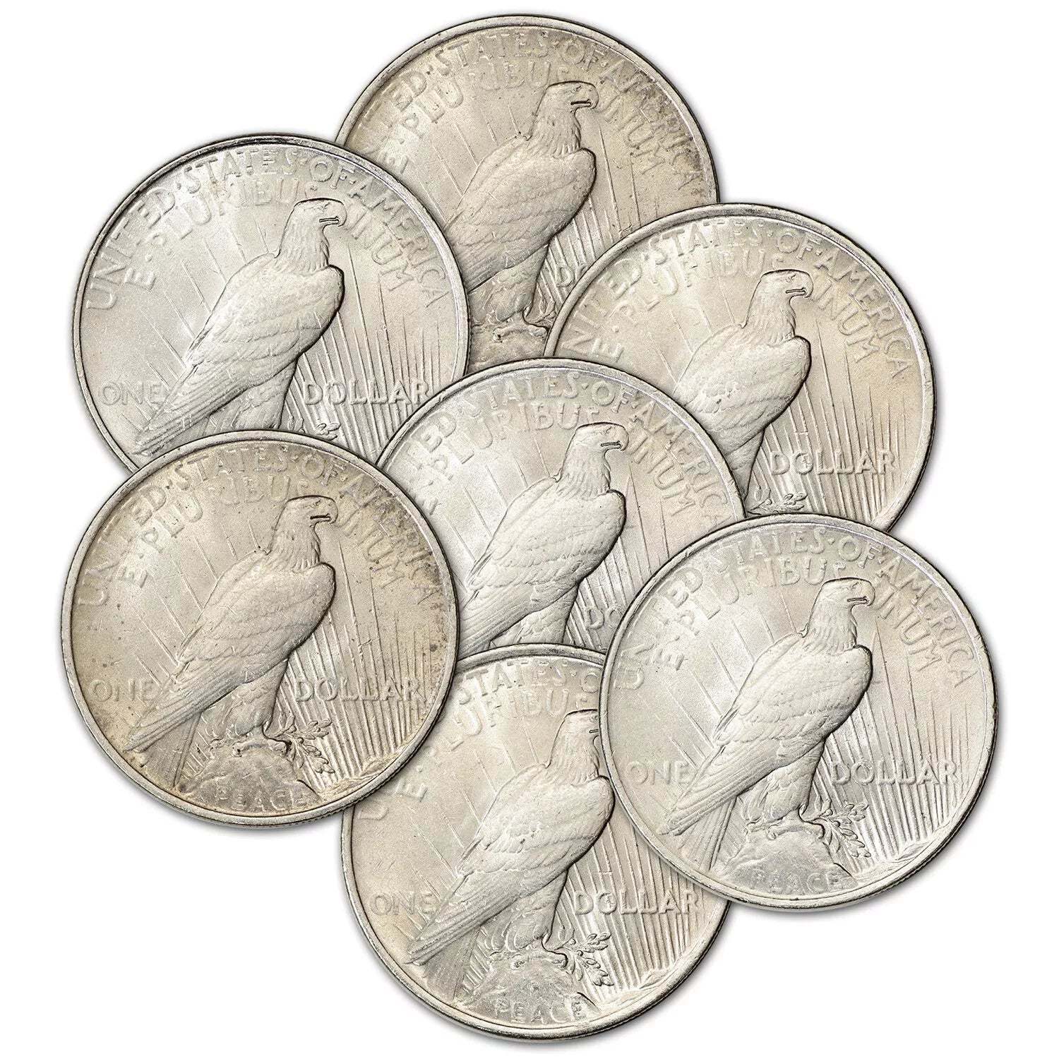 Certified by PCGS! Last 20 sets!!!🕊️✯ MIXED DATE ✯The Complete Collection of Peace Silver Dollar【1921~1935】12Pcs