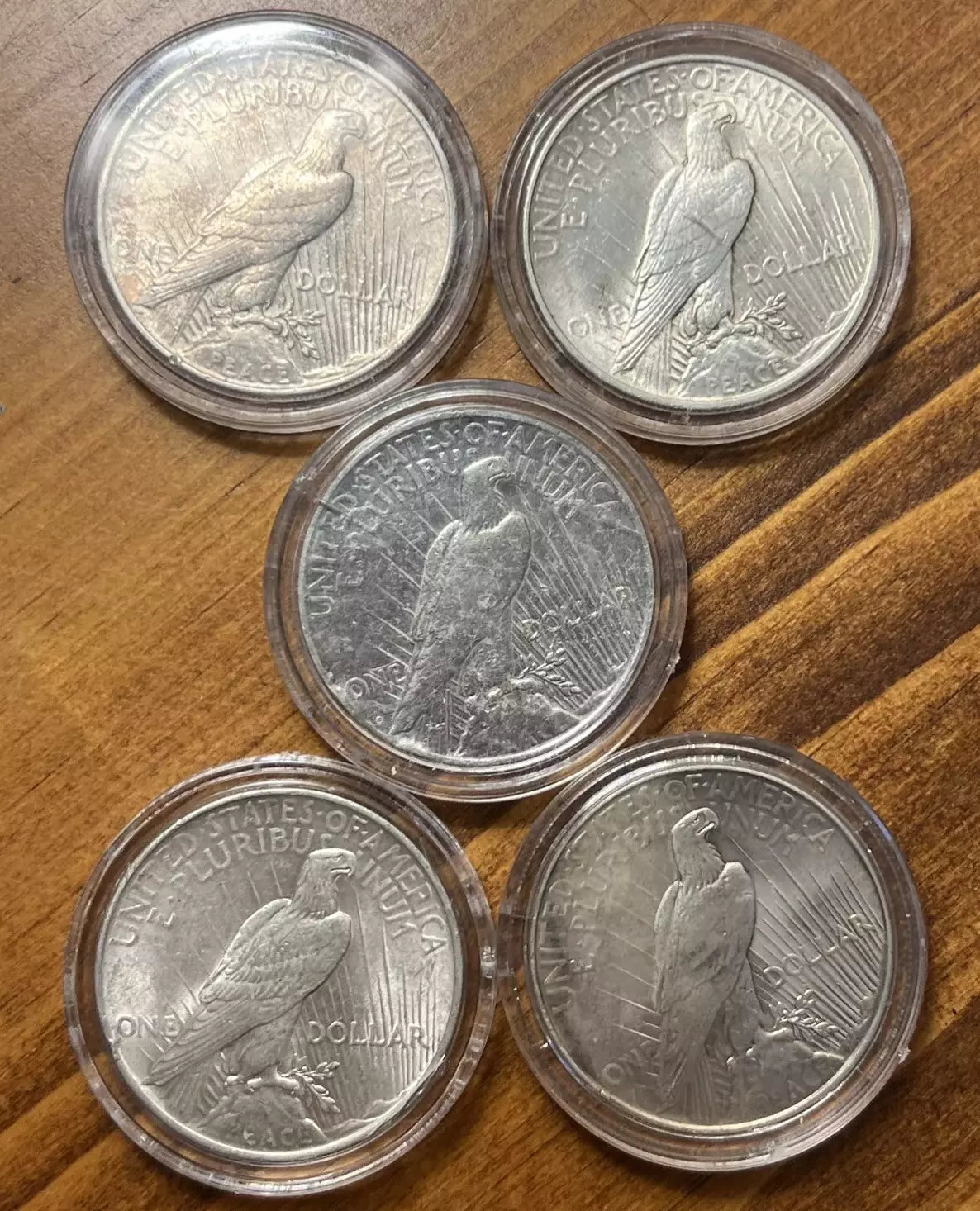 Certified by PCGS! Last 20 sets!!!🕊️✯ MIXED DATE ✯The Complete Collection of Peace Silver Dollar【1921~1935】12Pcs