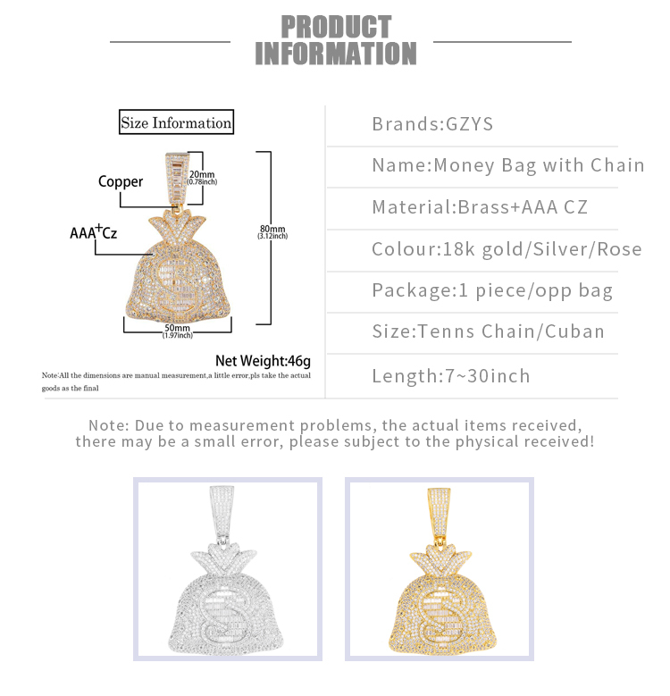 Marvel Spider-Man Print T-Shirt Good Quality Hip Hop Dollar Pendant Chain