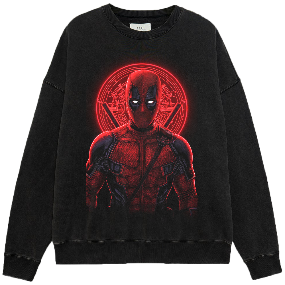 Marvel Deadpool Cyber Halo Print