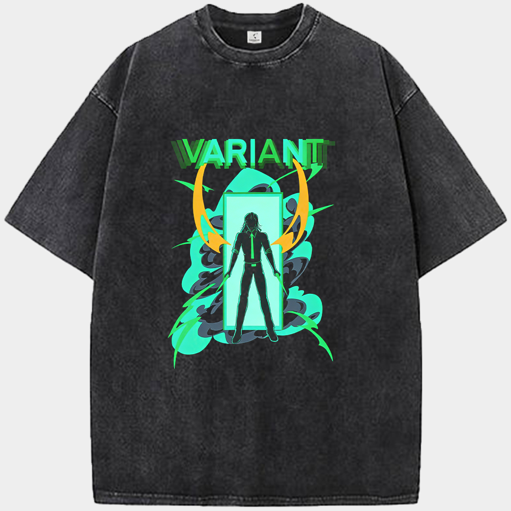 Marvel Thor Loki "VARIANT" Time Door Silhouette Print