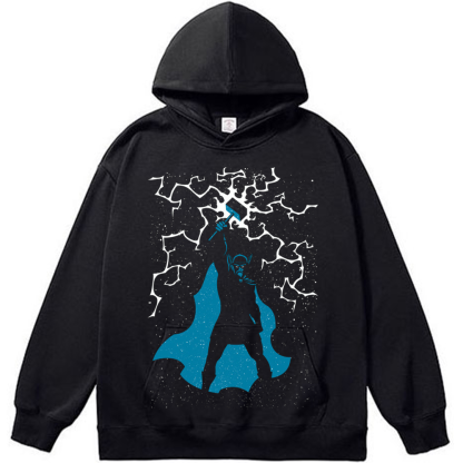 Marvel Thor Thor Lightning & Starry Sky Silhouette Print