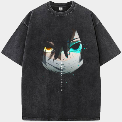 Demon Slayer Obanai Iguro Serpent Hashira Heterochromia Print