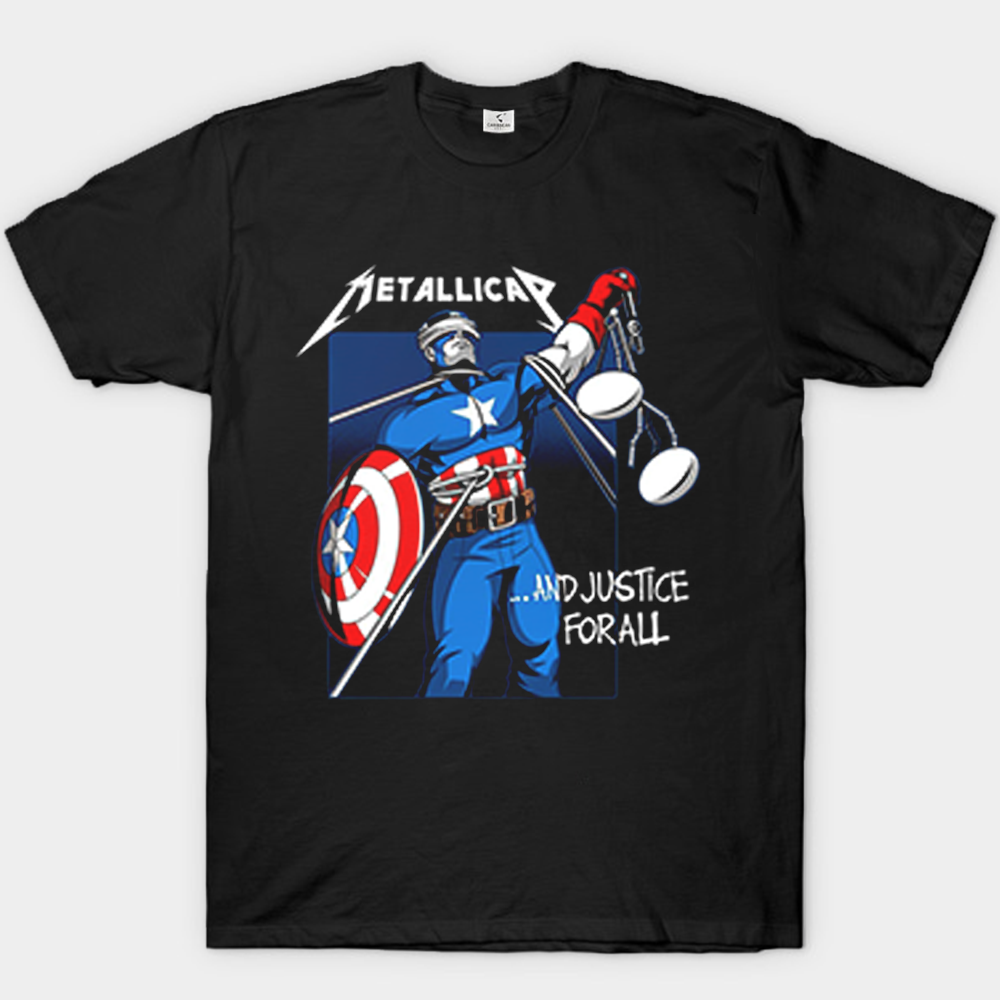 Marvel x Metallica Captain America "...And Justice For All" Comic Print
