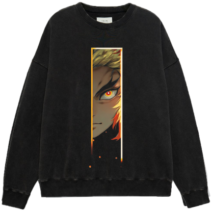 Demon Slayer Rengoku Flame Hashira Battle Style Print