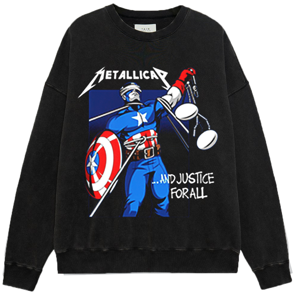 Marvel x Metallica Captain America "...And Justice For All" Comic Print