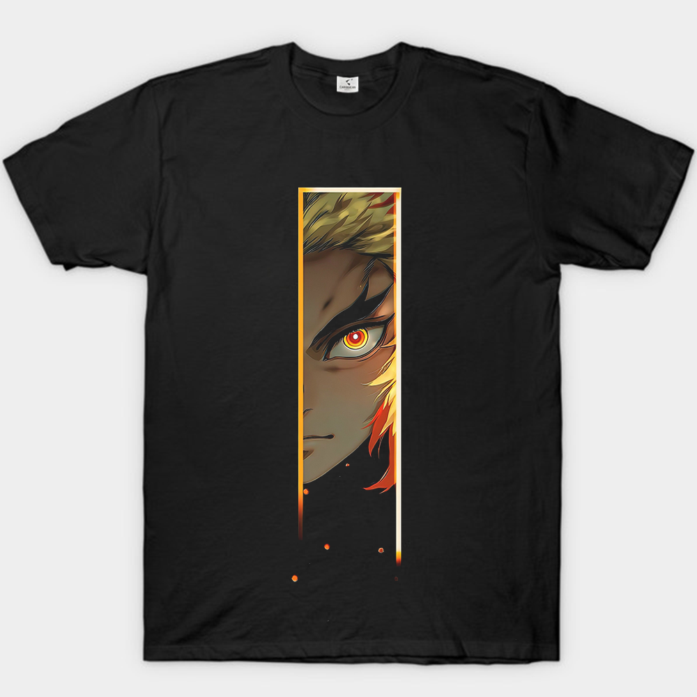 Demon Slayer Rengoku Flame Hashira Battle Style Print