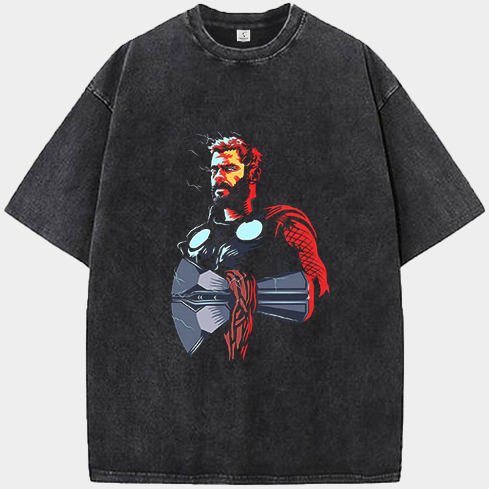 Marvel Thor High Contrast Stormbreaker Thor Print