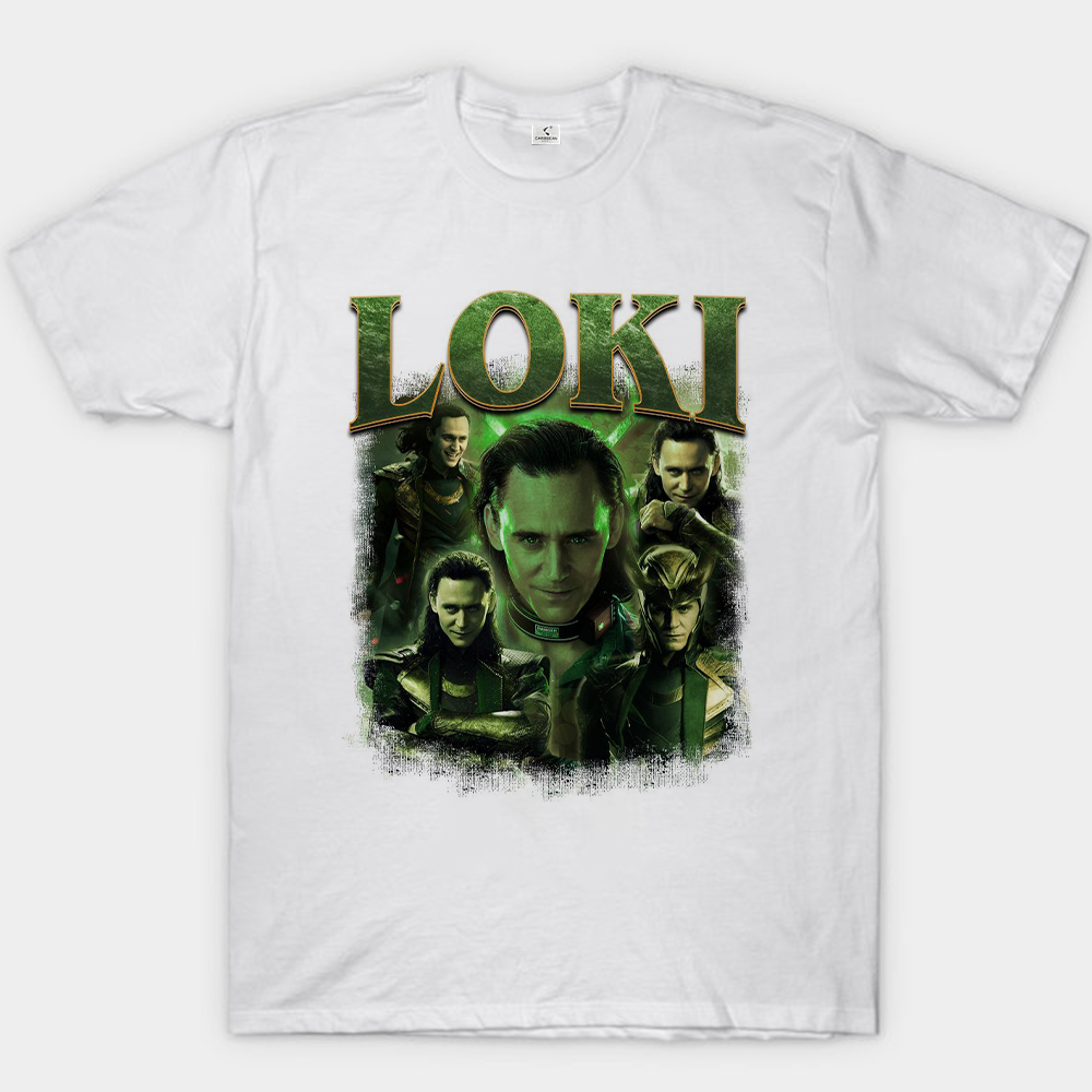 Marvel Thor Loki Halftone Print Style Portrait Print