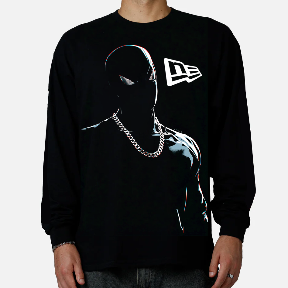 Marvel Spider-Man New Era Logo Long Sleeve Sweatshirt