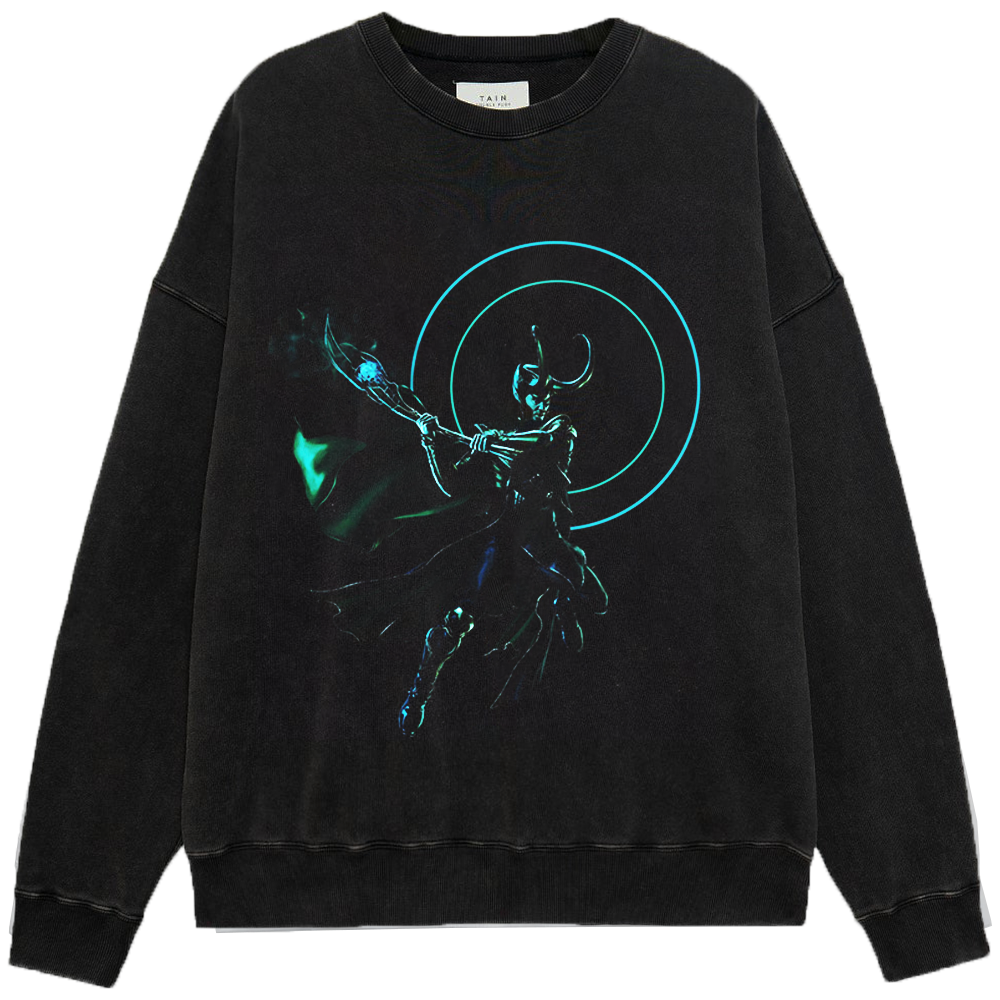 Marvel Thor Loki Time Loop & Scepter Print