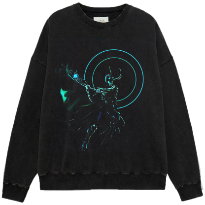 Marvel Thor Loki Time Loop & Scepter Print