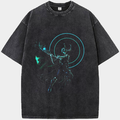 Marvel Thor Loki Time Loop & Scepter Print