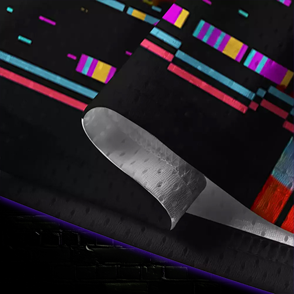 Glitchy Cat Vibes Mesh Jersey