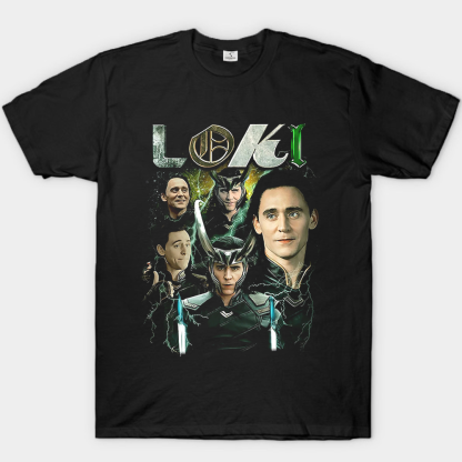 Marvel Thor Loki Multivariant Lightning Collage Print