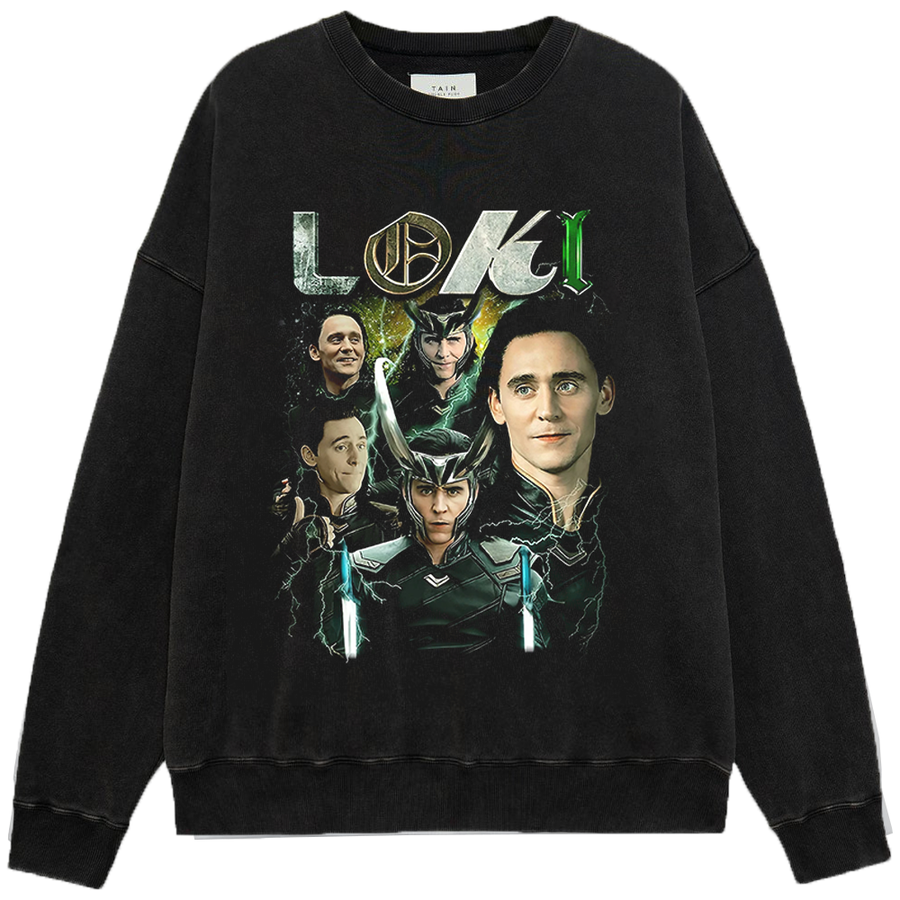 Marvel Thor Loki Multivariant Lightning Collage Print