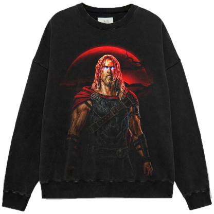 Marvel Thor Red Moon Awakening Dark Thor Print