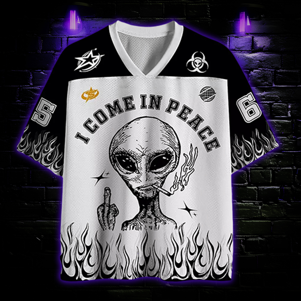 I Come In Peace Mesh Jersey