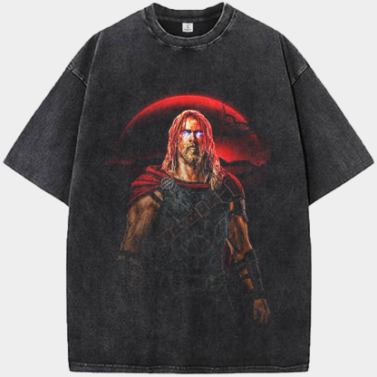 Marvel Thor Red Moon Awakening Dark Thor Print