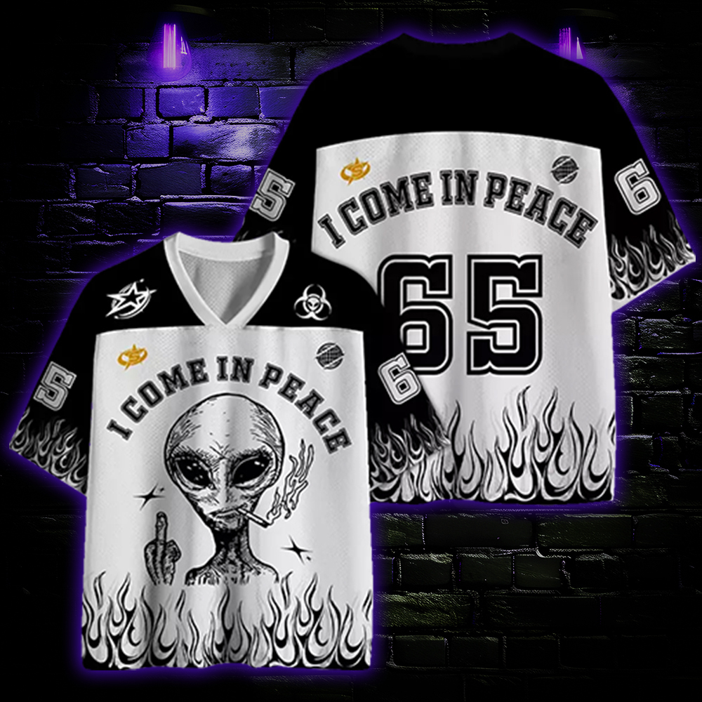 I Come In Peace Mesh Jersey