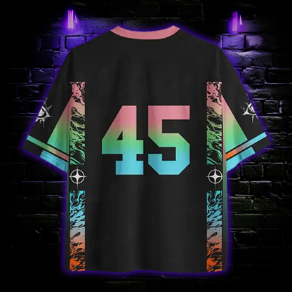 Cosmic Vision Psychedelic Alien Mesh Jersey