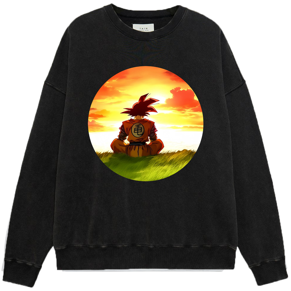 Dragon Ball Sunset Goku Print