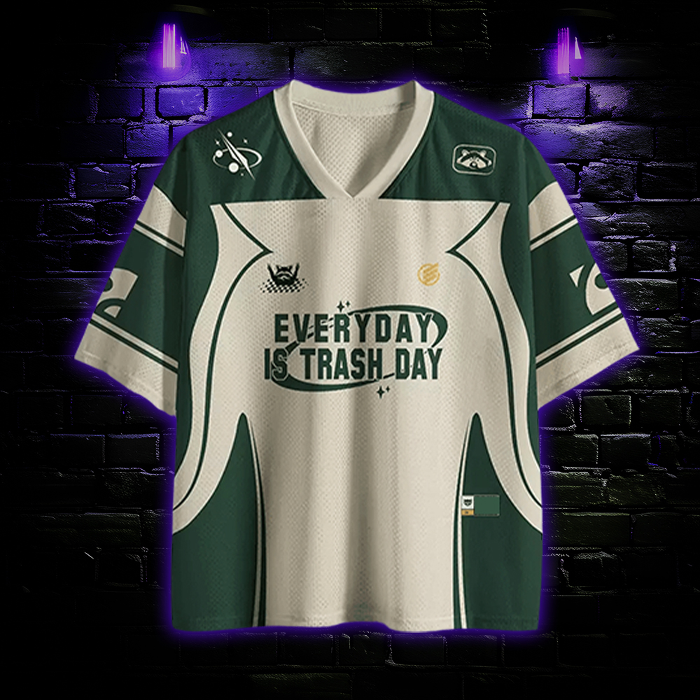  Everyday Is Trash Day 1 Mesh Jersey