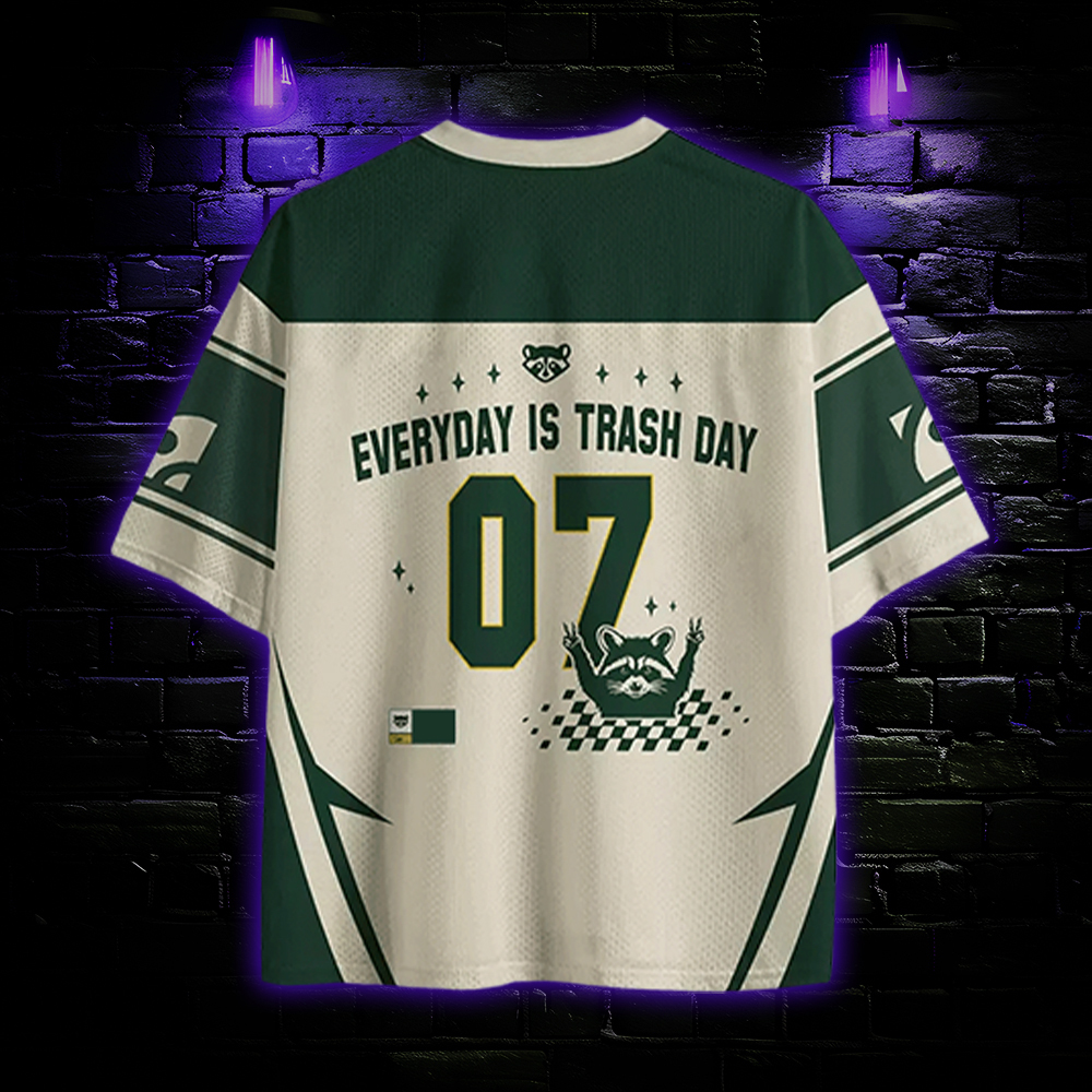  Everyday Is Trash Day 1 Mesh Jersey