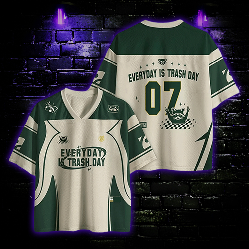 Everyday Is Trash Day 1 Mesh Jersey