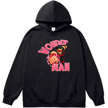 Marvel Wonder Man Comic Style Energy Punch Embroidered Print