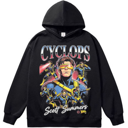 Marvel X-Men 90's Vintage Cyclops Multi-Action Collage Print